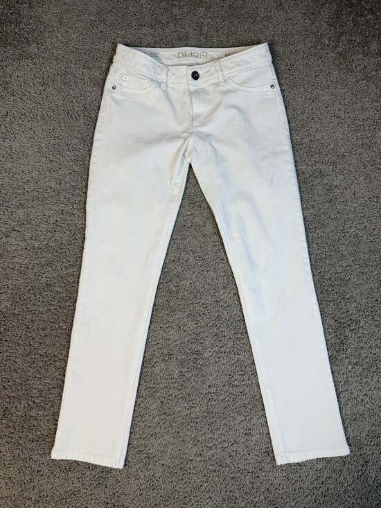 DL1961 Denim - DL1961 Jeans Womens 27 White Angel Mid Rise Skinny Ankle 27 Waist 28 Inseam